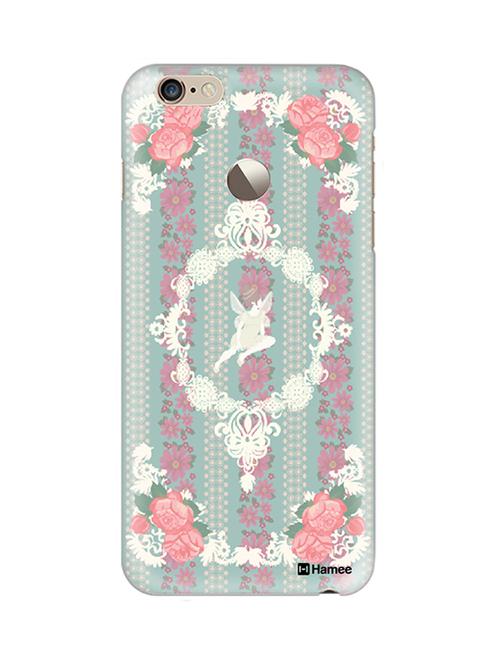 hamee tm thin fit printed hard back case cover for lenovo vibe k5 note cover (pink corner flower) - 12706134 - Very Small Image - 1