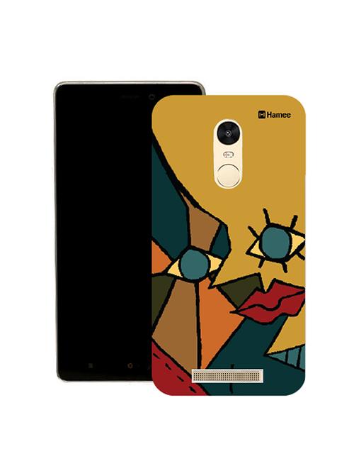 hamee tm thin fit printed hard back case cover for lenovo vibe k5 note cover (abstract 16) - 12706199 - Very Small Image - 1