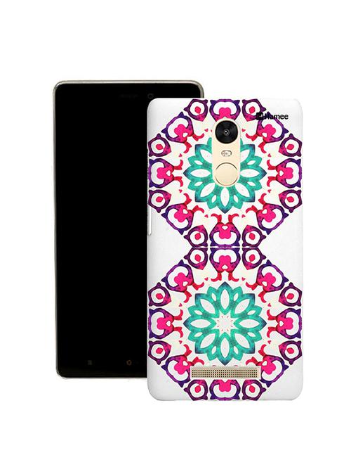 hamee tm thin fit printed hard back case cover for lenovo vibe k5 note cover (design 12) - 12706213 - Very Small Image - 1