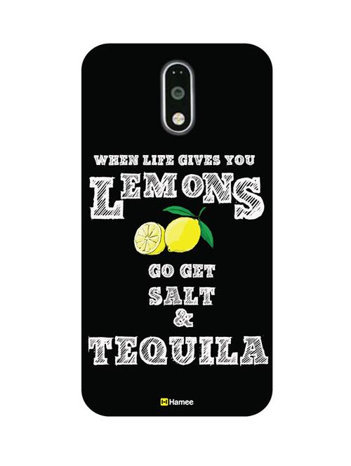 customizable hamee original cover thin fit plastic hard back case cover for lenovo vibe k5 note when life gives you lemon - 12706242 - Very Small Image - 1