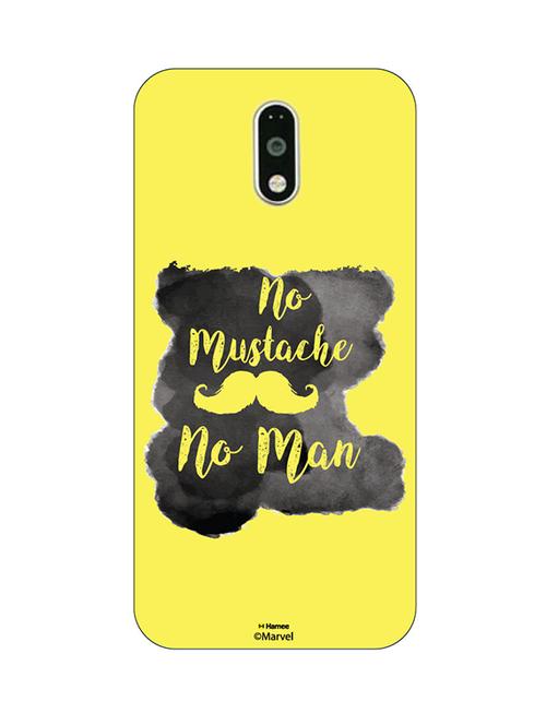 customizable hamee original cover thin fit plastic hard back case cover for lenovo vibe k5 note  no mustaches no men - 12706252 - Very Small Image - 1
