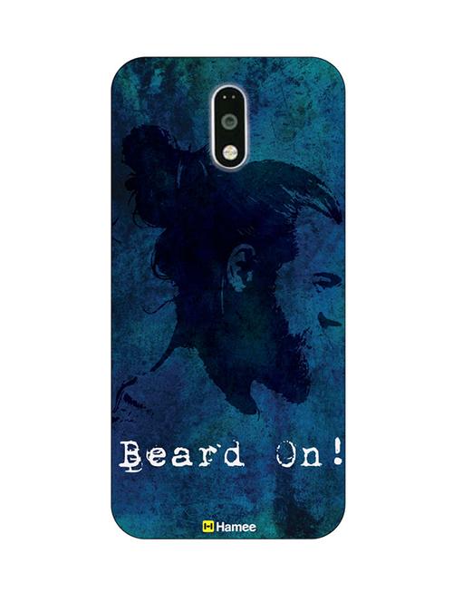 customizable hamee original cover thin fit plastic hard back case cover for lenovo vibe k5 note beard on - 12706261 - Very Small Image - 1