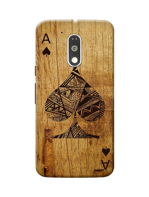 customizable hamee original cover thin fit plastic hard back case cover for lenovo vibe k5 note  wodden ace - 12706342 - Very Small Image - 1