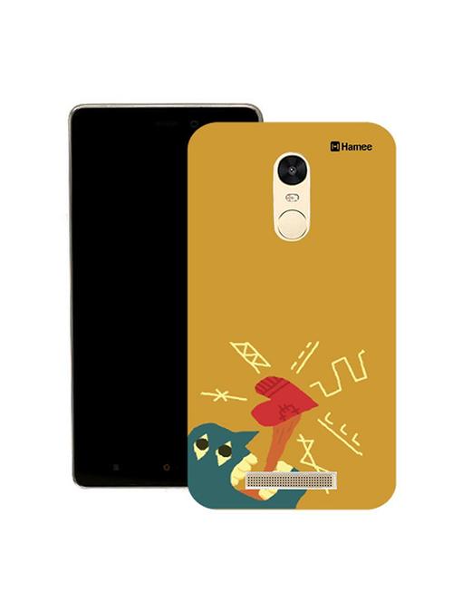 hamee original japanese cover thin fit plastic hard back case cover for lenovo vibe k5 note (tongue with heart) - 12706399 - Very Small Image - 1