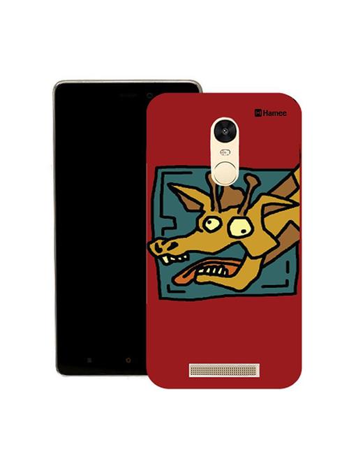 hamee original japanese cover thin fit plastic hard back case cover for lenovo vibe k5 note (giraffe) - 12706408 - Very Small Image - 1