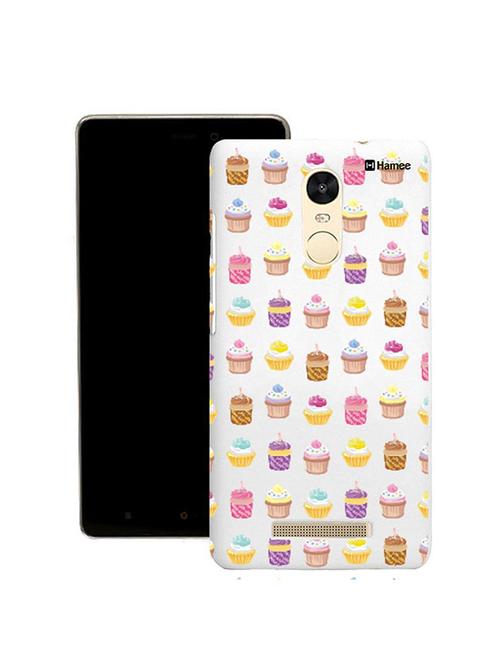customizable hamee original cover thin fit plastic hard back case cover for lenovo vibe k5 note (mini cupcakes) - 12706424 - Very Small Image - 1