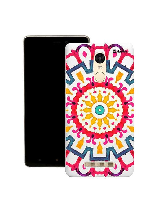 customizable hamee original cover thin fit plastic hard back case cover for lenovo vibe k5 note (large colourful mandala) - 12706435 - Very Small Image - 1