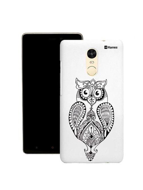 customizable hamee original cover thin fit plastic hard back case cover for lenovo vibe k5 note (ethnic owl) - 12706447 - Very Small Image - 1