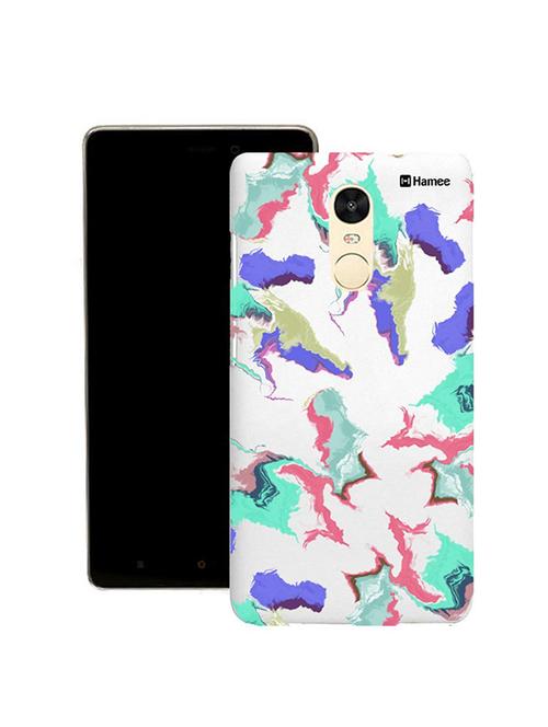 customizable hamee original cover thin fit plastic hard back case cover for lenovo vibe k5 note (ink splash) - 12706449 - Very Small Image - 1