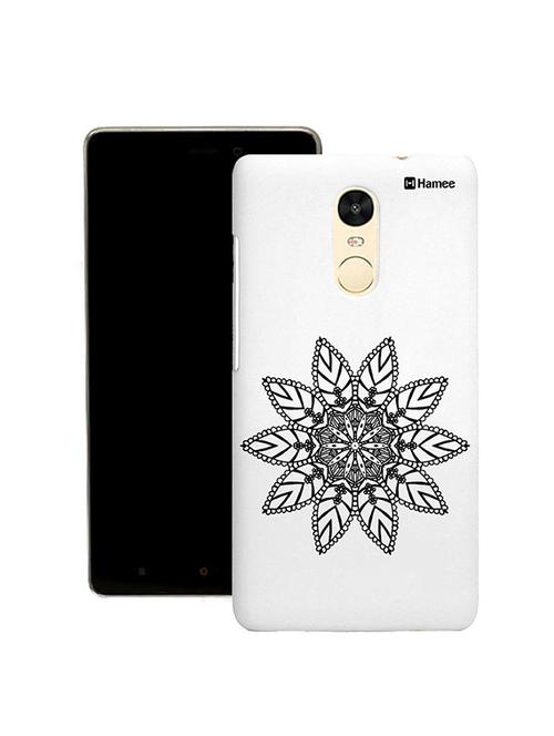 customizable hamee original cover thin fit plastic hard back case cover for lenovo vibe k5 note (ethnic henna flower) - 12706450 - Very Small Image - 1