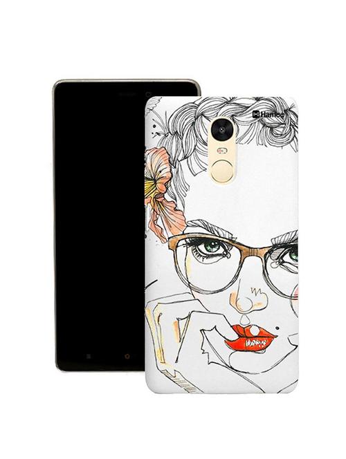 customizable hamee original cover thin fit plastic hard back case cover for lenovo vibe k5 note (face) - 12706461 - Very Small Image - 1