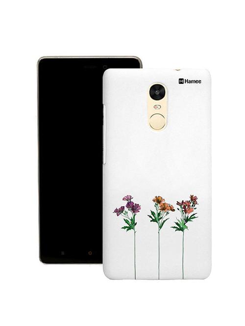 customizable hamee original cover thin fit plastic hard back case cover for lenovo vibe k5 note (three flowers) - 12706484 - Very Small Image - 1