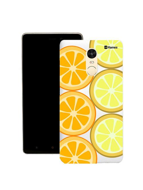 customizable hamee original cover thin fit plastic hard back case cover for lenovo vibe k5 note (oranges) - 12706498 - Very Small Image - 1