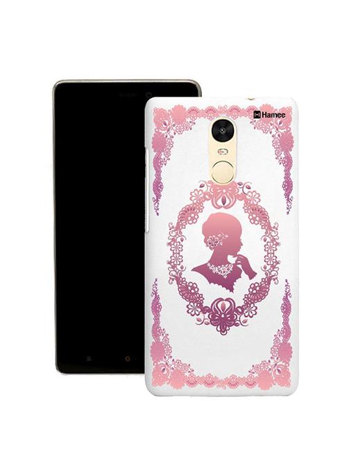 customizable hamee original cover thin fit plastic hard back case cover for lenovo vibe k5 note (pink flower queen) - 12706506 - Very Small Image - 1