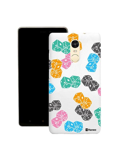 customizable hamee original cover thin fit plastic hard back case cover for lenovo vibe k5 note (dice) - 12706514 - Very Small Image - 1