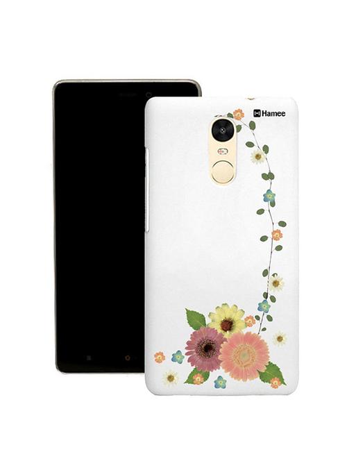 customizable hamee original cover thin fit plastic hard back case cover for lenovo vibe k5 note (flower vine) - 12706538 - Very Small Image - 1