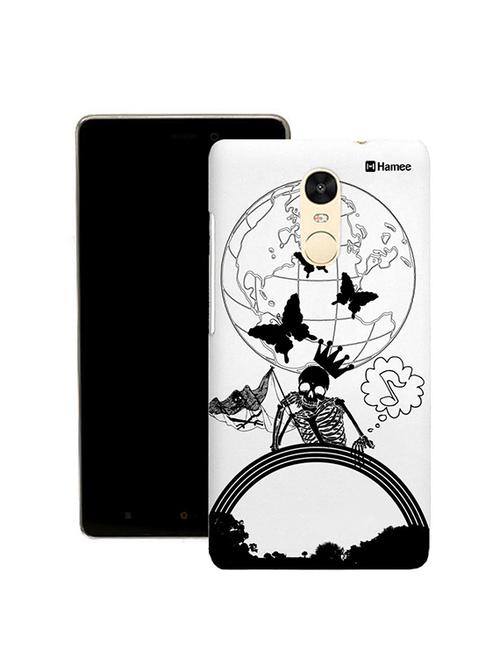 customizable hamee original cover thin fit plastic hard back case cover for lenovo vibe k5 note (skeleton world) - 12706553 - Very Small Image - 1