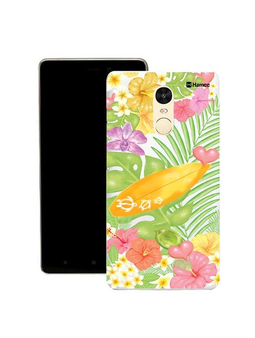 customizable hamee original cover thin fit plastic hard back case cover for lenovo vibe k5 note (hawaii bloom) - 12706555 - Very Small Image - 1