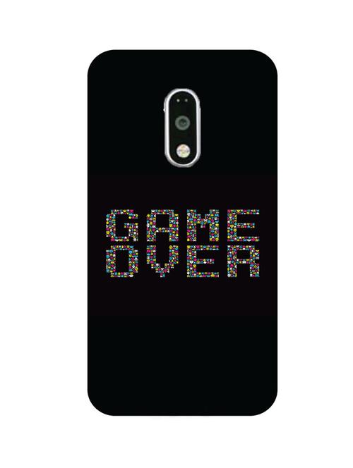 customizable hamee original cover thin fit plastic hard back case cover for lenovo vibe k5 note (game over) - 12706559 - Very Small Image - 1
