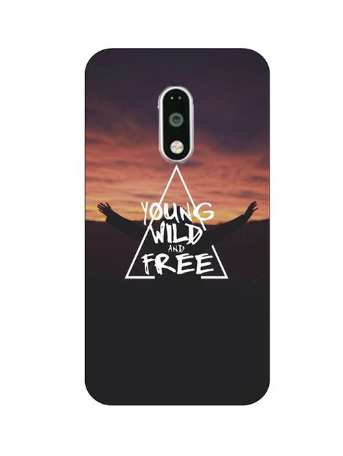 customizable hamee original cover thin fit plastic hard back case cover for lenovo vibe k5 note (young wild free) - 12706573 - Very Small Image - 1