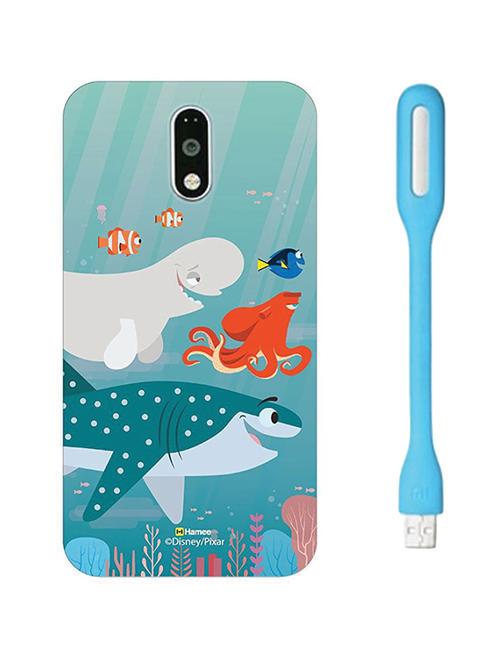 hamee disney pixar finding dory licensed hard back case cover for lenovo vibe k6 note cover with free led light - combo 18 - 12706599 - Very Small Image - 1