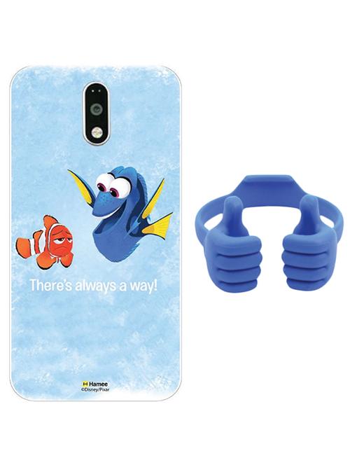 hamee disney pixar finding dory licensed hard back case cover for lenovo vibe k6 note cover with free mobile stand - combo 24 - 12706603 - Very Small Image - 1