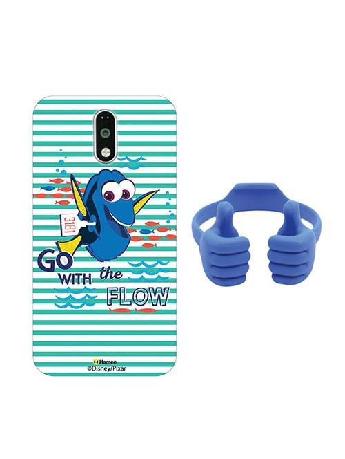 hamee disney pixar finding dory licensed hard back case cover for lenovo vibe k6 note cover with free mobile stand - combo 40 - 12706645 - Very Small Image - 1