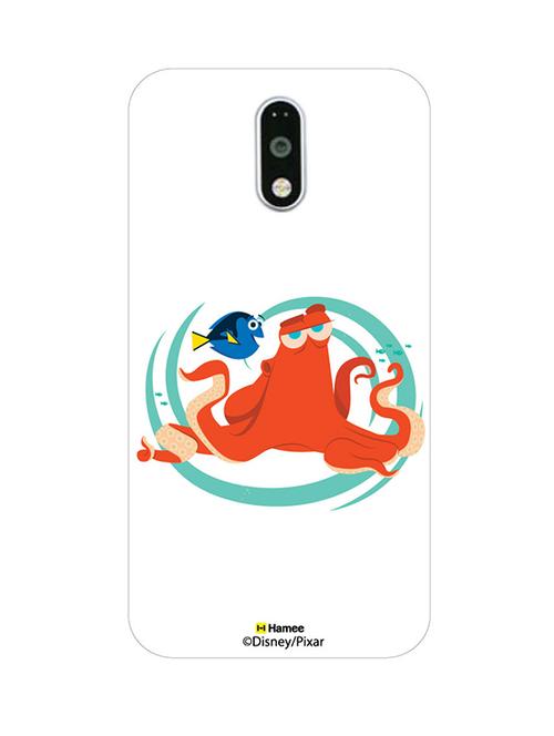 hamee disney pixar finding dory official licensed cover hard back case cover for lenovo vibe k6 note ( hank and dory/white ) - 12706650 - Very Small Image - 1
