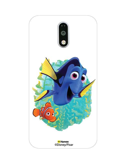 hamee disney pixar finding dory official licensed cover hard back case cover for lenovo vibe k6 note ( dory nemo1/white ) - 12706660 - Very Small Image - 1