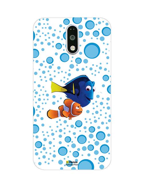 hamee disney pixar finding dory official licensed cover hard back case cover for lenovo vibe k6 note (dory marlin / bubbles) - 12706680 - Very Small Image - 1