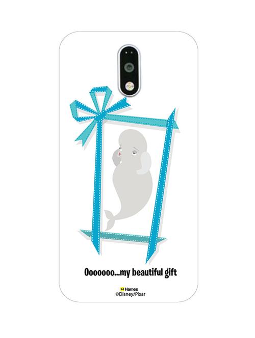 hamee finding dory official licensed cover hard back case cover for lenovo vibe k6 note (bailey 2/white ) - 12706719 - Very Small Image - 1