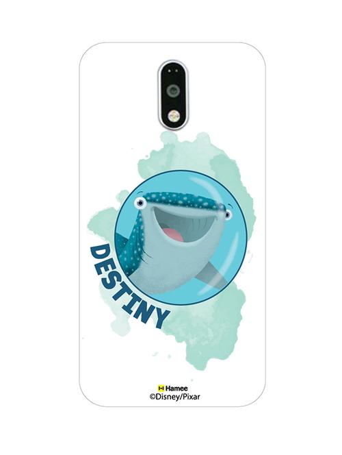 hamee finding dory official licensed cover hard back case cover for lenovo vibe k6 note (destiny bedge/white ) - 12706733 - Very Small Image - 1