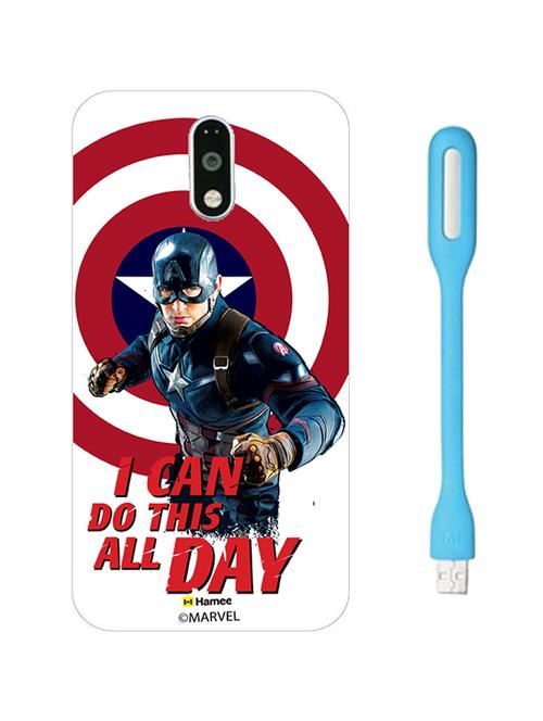 hamee marvel licensed civil war hard back case cover for lenovo vibe k6 note with free led  - 12706830 - Very Small Image - 1