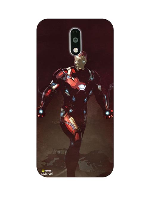 hamee marvel civil war captain america iron man licensed hard back case cover for lenovo vibe k6 note cover - design 10 - 12706895 - Very Small Image - 1