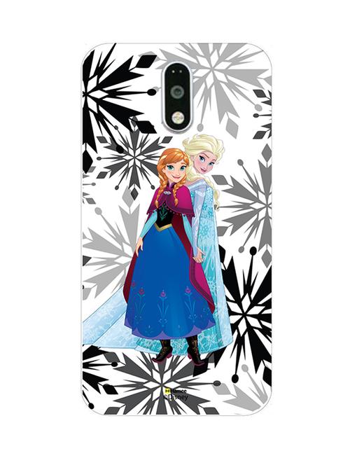 hamee disney princess frozen official licensed cover hard back case cover for lenovo vibe k6 note (anna elda / snowflakes) - 12706936 - Very Small Image - 1