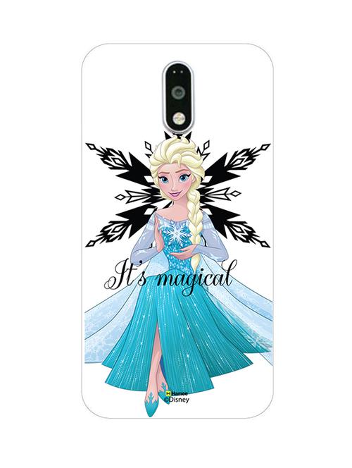 hamee disney princess frozen official licensed cover hard back case cover for lenovo vibe k6 note (elsa / magical) - 12706944 - Very Small Image - 1