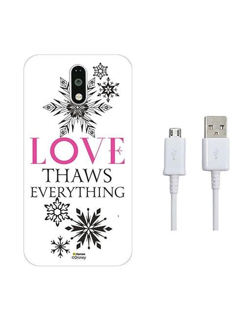 hamee disney frozen princess licensed hard back case cover for lenovo vibe k6 note cover with free mobile stand - combo 25 - 12707000 - Very Small Image - 1