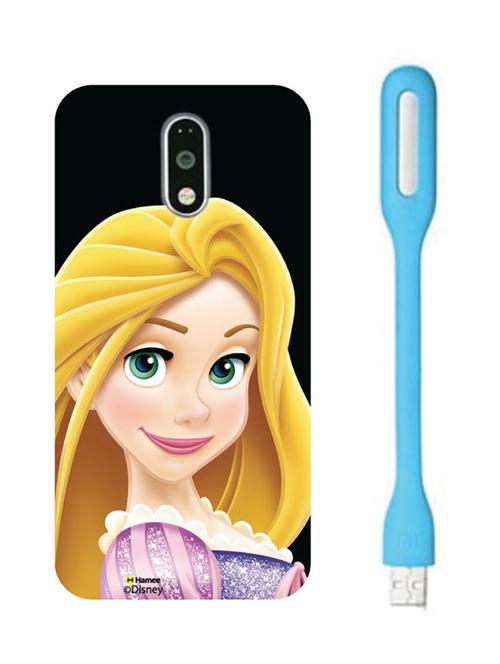 hamee disney princess official licensed hard back case cover for lenovo vibe k6 note with free led  - 12707065 - Very Small Image - 1