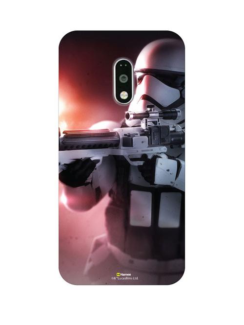 hamee official star wars the force awakens licensed slim fit hard back case cover for lenovo vibe k6 note storm trooper 2 - 12707217 - Very Small Image - 1