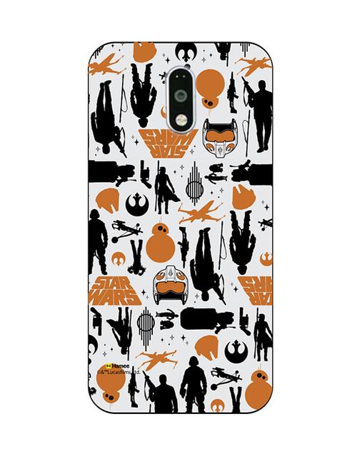 hamee official star wars the force awakens licensed slim fit hard back case cover for lenovo vibe k6 note design 01 - 12707231 - Very Small Image - 1