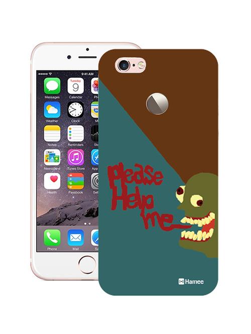 hamee tm thin fit printed hard back case cover for lenovo vibe k6 note cover (om mandala) - 12707240 - Very Small Image - 1