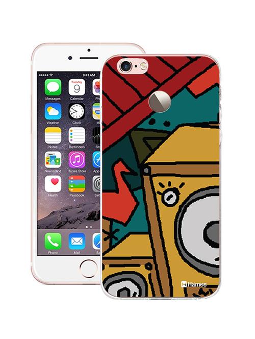 hamee tm thin fit printed hard back case cover for lenovo vibe k6 note cover (yolo) - 12707266 - Very Small Image - 1