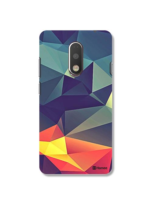 hamee tm thin fit printed hard back case cover for lenovo vibe k6 note cover (abstract) - 12707290 - Very Small Image - 1