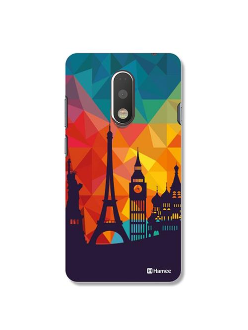 hamee tm thin fit printed hard back case cover for lenovo vibe k6 note cover (wonders) - 12707303 - Very Small Image - 1