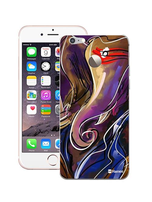 hamee tm thin fit printed hard back case cover for lenovo vibe k6 note cover (shivji) - 12707304 - Very Small Image - 1