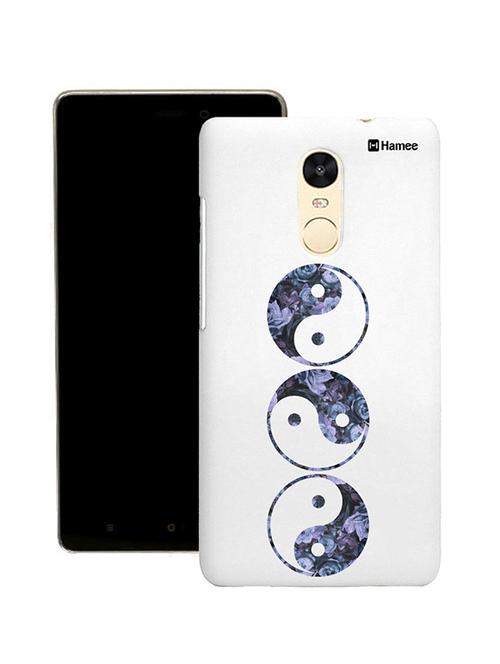 hamee tm thin fit printed hard back case cover for lenovo vibe k6 note cover (yin yang) - 12707313 - Very Small Image - 1