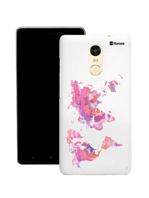 hamee tm thin fit printed hard back case cover for lenovo vibe k6 note cover (map) - 12707321 - Very Small Image - 1