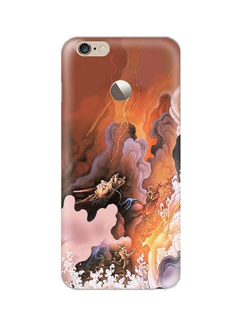 hamee tm thin fit printed hard back case cover for lenovo vibe k6 note cover (colourful ethnic) - 12707335 - Very Small Image - 1