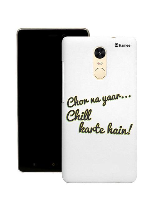 hamee tm thin fit printed hard back case cover for lenovo vibe k6 note cover (chill) - 12707353 - Very Small Image - 1