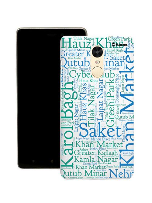hamee tm thin fit printed hard back case cover for lenovo vibe k6 note cover (delhi markets) - 12707356 - Very Small Image - 1